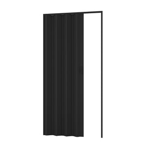 Porta d'arredo per interno a soffietto nera  cm 83 x 214DH