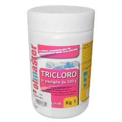 Tricloro pastiglie 200 gr multiaction 1 kg art 0960