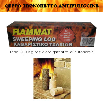 Ceppo spazzacamino antifuliggine kg. 1.2