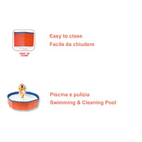 Piscina per cani swimming & cleaning pool diametro cm 120 x 30