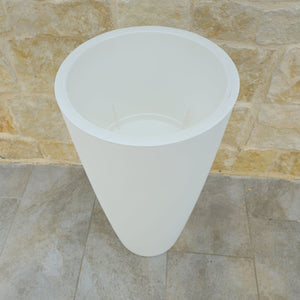 Vaso Style cm  36x70 H -  colore: bianco - AMZ3636B