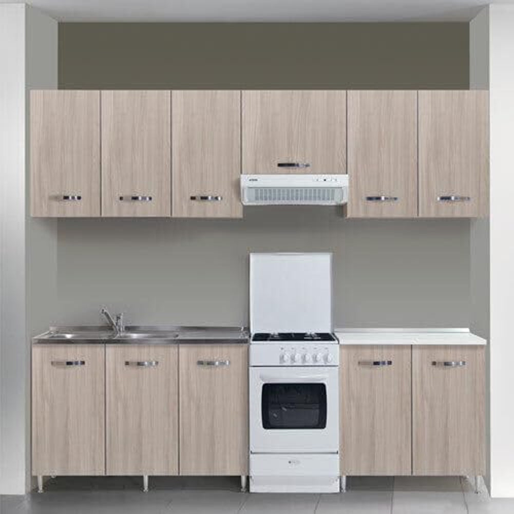 Mobile Sottolavello per cucine componibile con Ante colore Olmo (85x50x120)