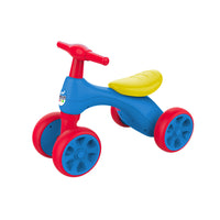 Bicicletta Pedagogica per Bambino 57x34x42 cm 4 Ruote Quad Blu