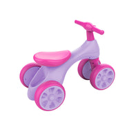 Bicicletta Pedagogica per Bambina 57x34x42 cm 4 Ruote Quad Rosa