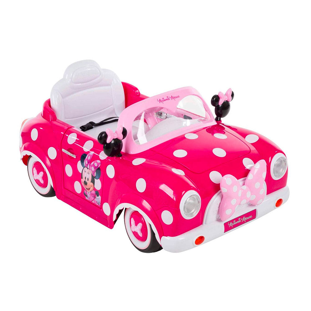 Macchina Elettrica per Bambini 6V Disney Minnie Rosa/Bianco