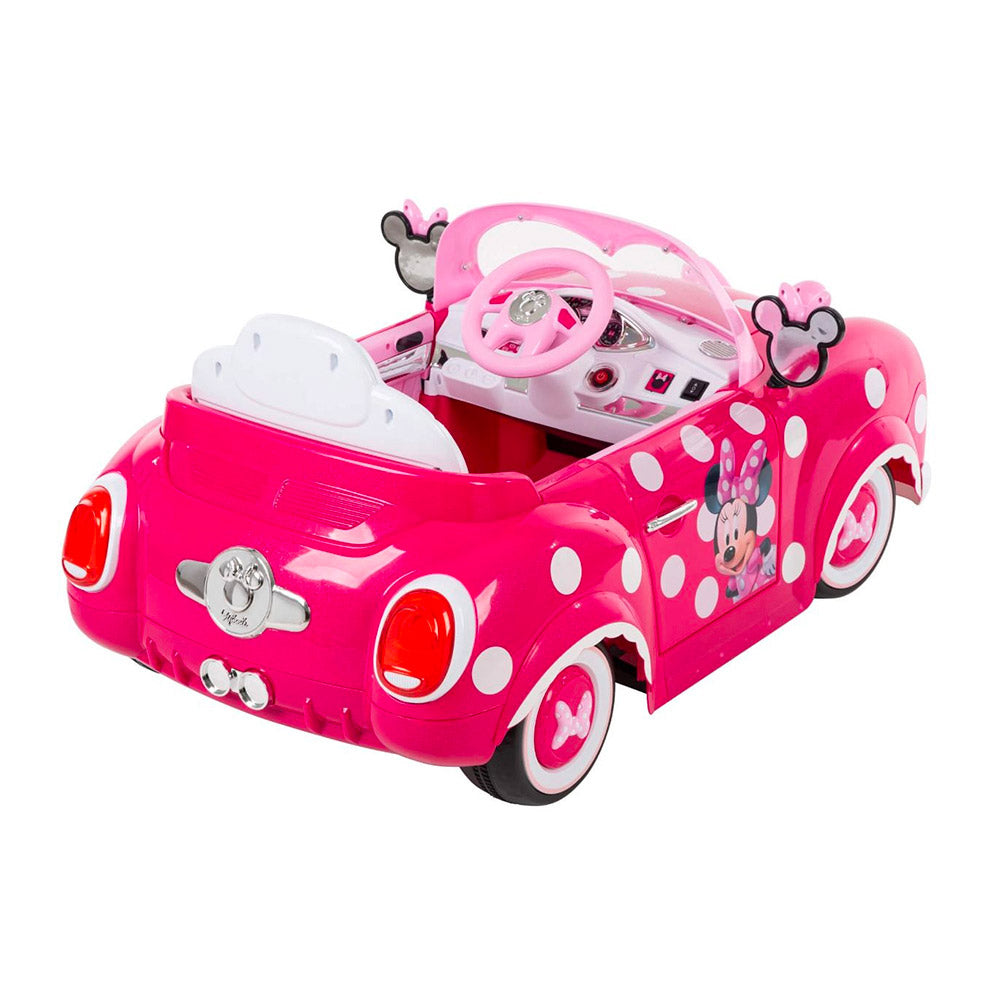 Macchina Elettrica per Bambini 6V Disney Minnie Rosa/Bianco