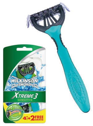 Wilkinson rasoio usa e getta xtreme 3  blister 6 pz. (10 confezioni) - Wilkinson