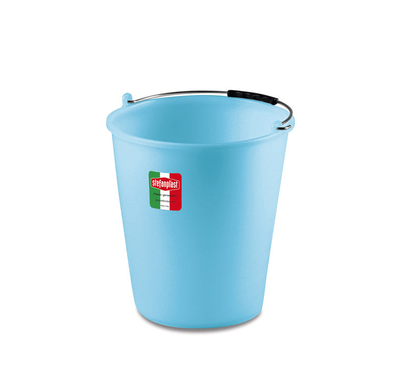 Stefanplast secchio casalingo azzurro lt.15 - Ã˜ cm. 32x32 h - Stefanplast