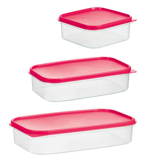 Set 3 contenitori freezer rettangolari - 