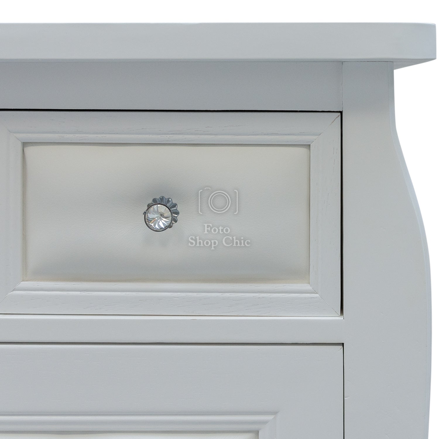 CREDENZA BAROCCO CON FOGLIA ARGENTO DA 134 CM