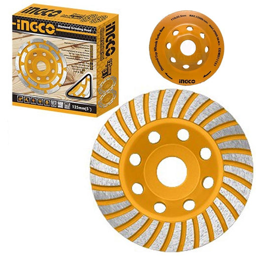 Disco segmentato a tazza Ø 115 - Ingco CGW011151