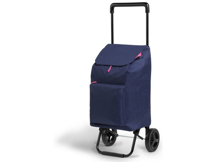 carrello spesa argo new lt. 42 - cm. 30x36x94 h col. blu vit49809