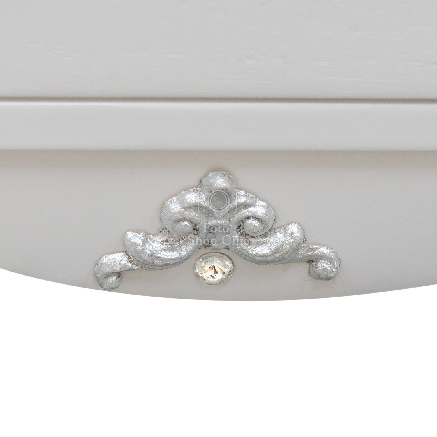 CREDENZA BAROCCO CON FOGLIA ARGENTO DA 134 CM