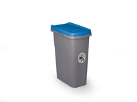 Stefanplast pattumiera eco system lt.25 cm. 39x24x51 h grigio/blu - Stefanplast