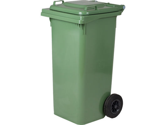 bidone quadro per differenziata lt. 240 - cm.72x58x106 h col. verde vit40228