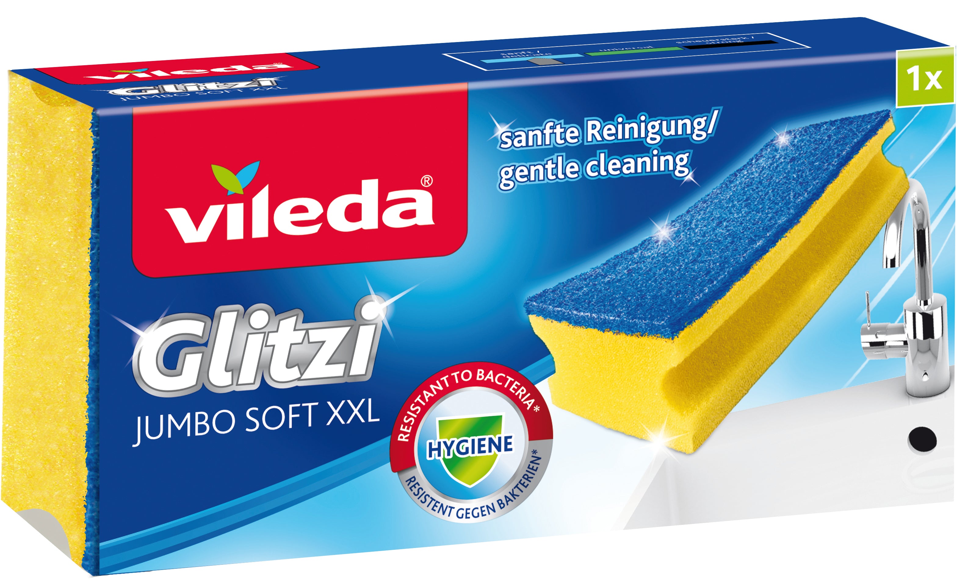 Vileda spugnetta glitzi bagno (24 pezzi) - Vileda