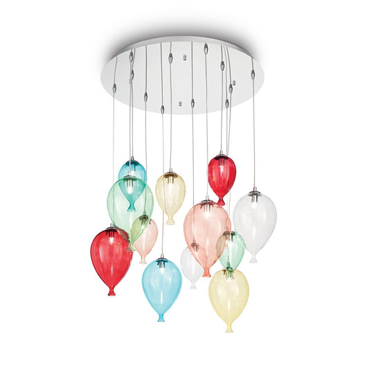 Sospensione Moderna Clown Metallo Multicolor 12 Luci G9 3W 3000K Luce Calda