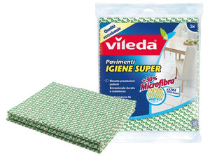 Vileda panno pavimenti igiene super pz. 3 cm. 45x50 (15 confezioni) - Vileda