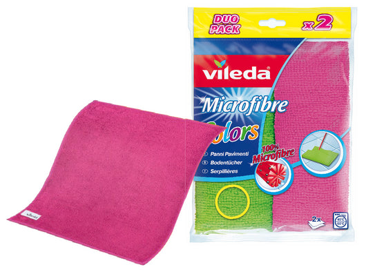 Vileda panno pavimenti microfibre colors pz. 2 cm. 40x50 (12 confezioni) - Vileda