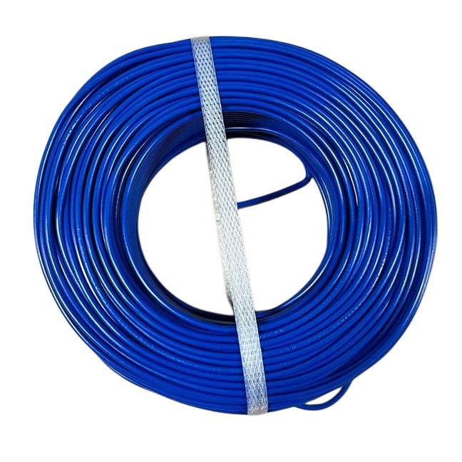 100mt Cavo Elettrico FS17 450/750V Unipolare 1X1.5mm Colore Blu Made In Italy