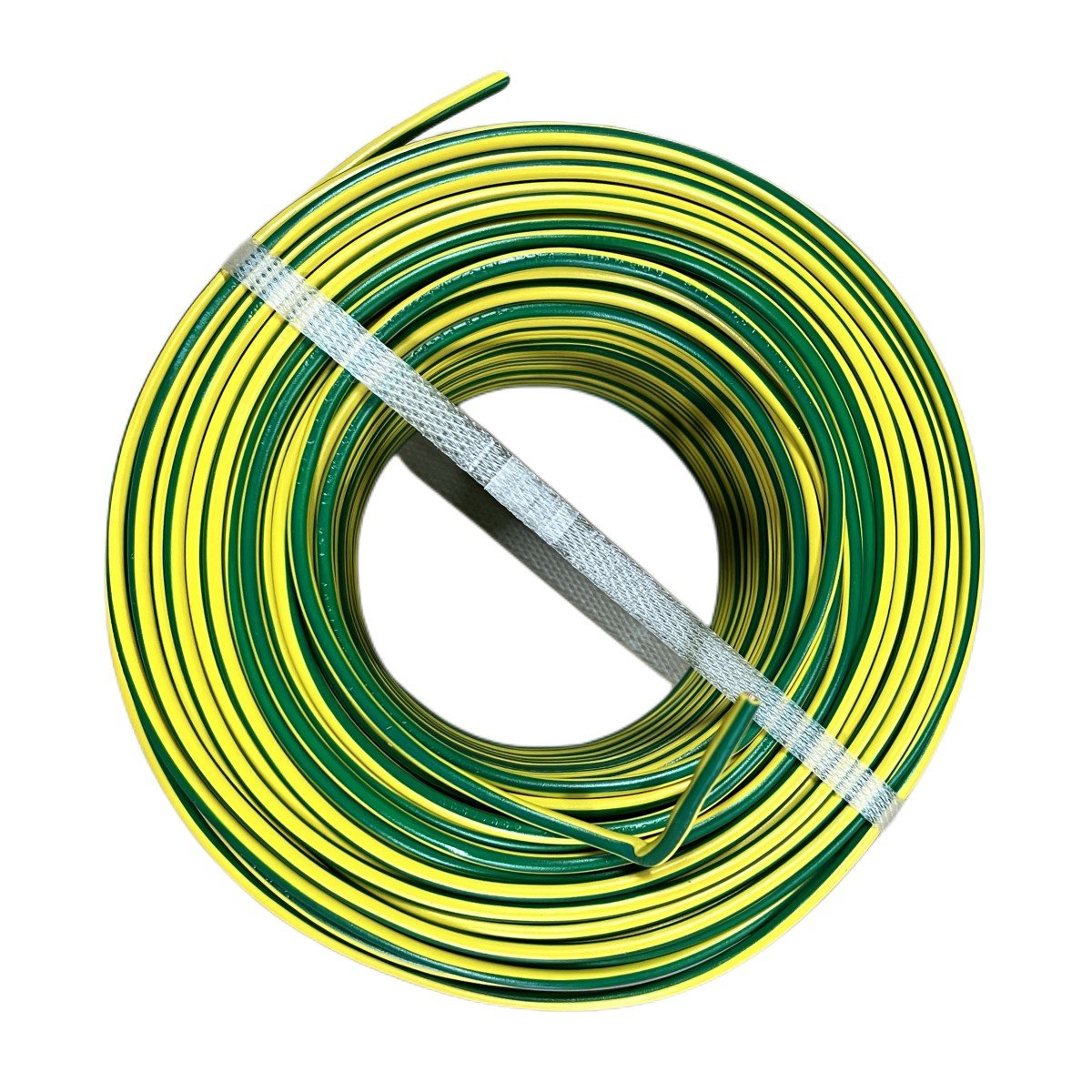 100mt Cavo Elettrico FS17 450/750V Unipolare 1X4mm Colore Giallo Verde Made In Italy