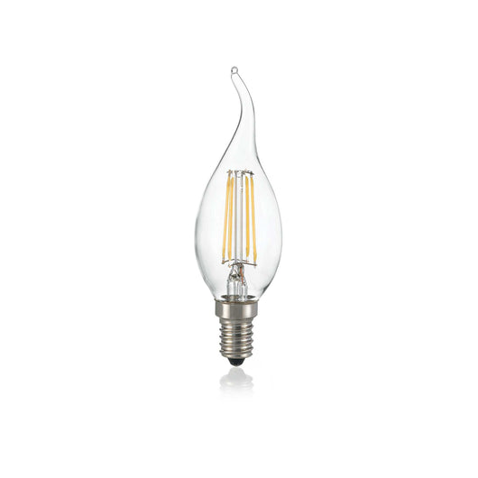 10 Lampadine Led Colpo Di Vento E14 4 Watt 3000K 430 Lm Trasparente