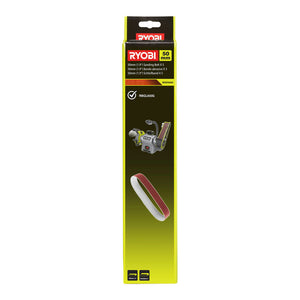 Bss50A5-Set Da 5 Nastri Abrasivi 50Mm E Grana 80 Per Levigatrice Da Banco Compatibili Con Rbgl650G-Ryobi