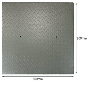 Bilancia Industriale Con Piattaforma 80 x 80cm 3000kg Multifunzione Display LCD