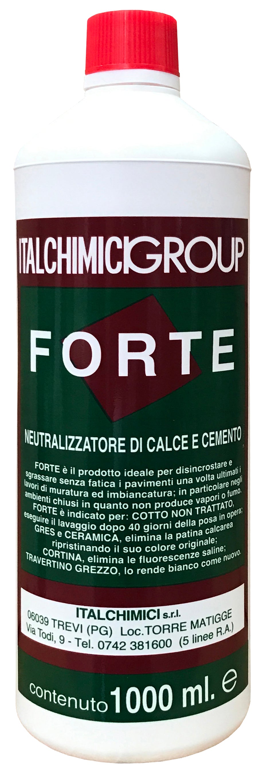 DISINCROSTANTE X COTTO/CERAMICA FORTE LT.1 ITALCHIMICI PZ 12,0