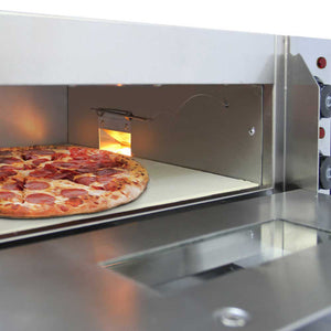 Forno Elettrico per Pizza in Acciaio Inossidabile a Doppio Ripiano Commerciale