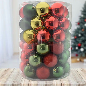 Set34 Palle di Natale Sfere Palline Natalizie 8cm Multicolore Decorazioni Albero