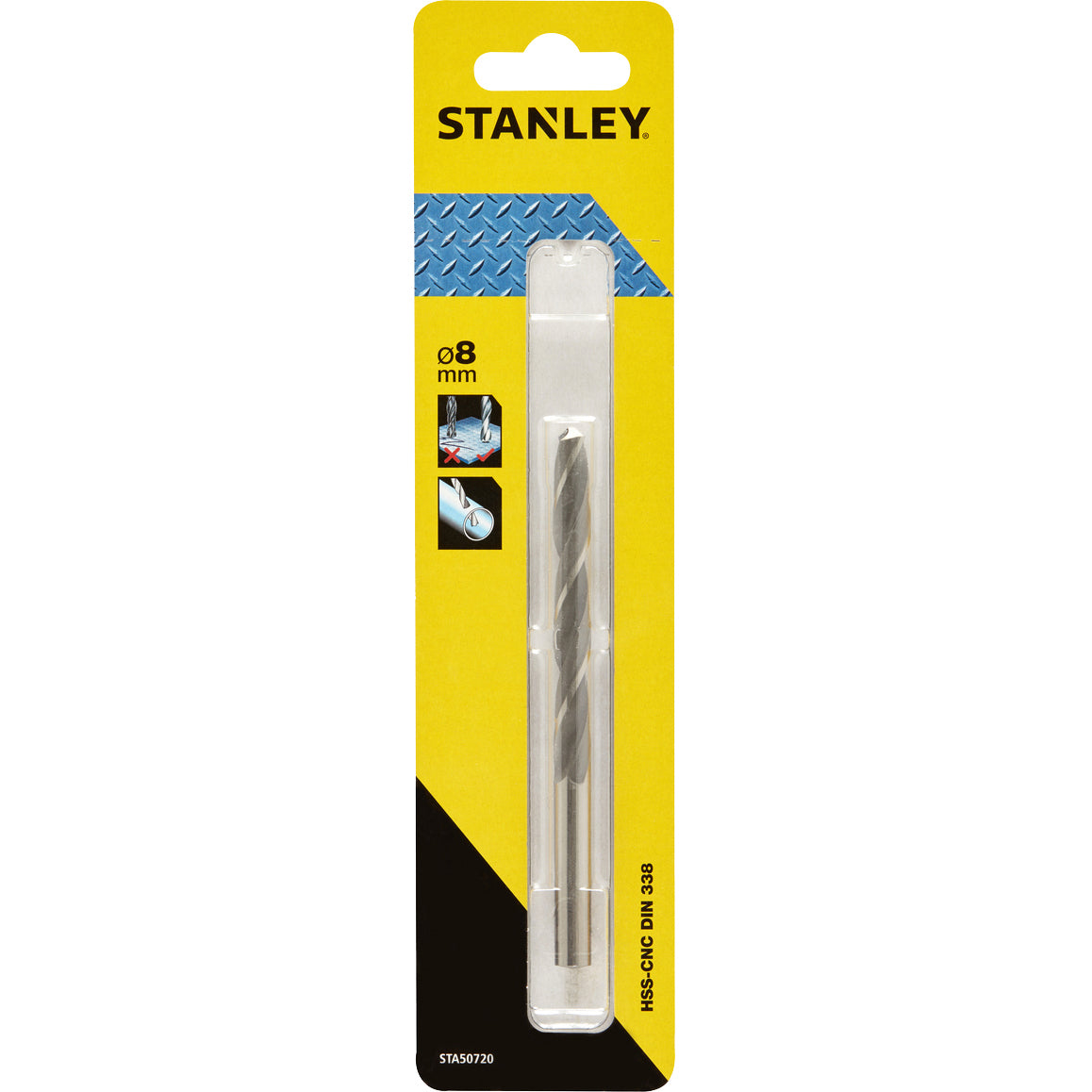 PIRANHA/STANLEY STA50720 (X50720) PUNTA CROWN MM.8 STANLEY PZ 1,0