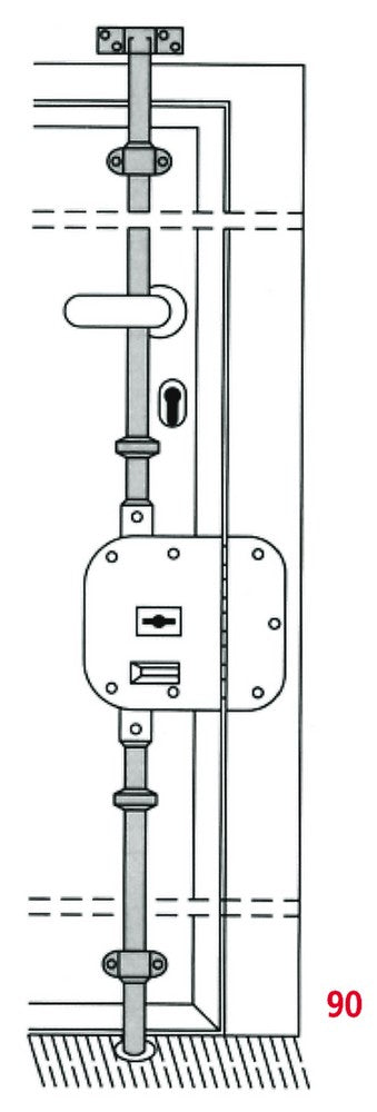 Cr aste verticali per serrature art.90 Ã˜ mm.18 - CR Serrature