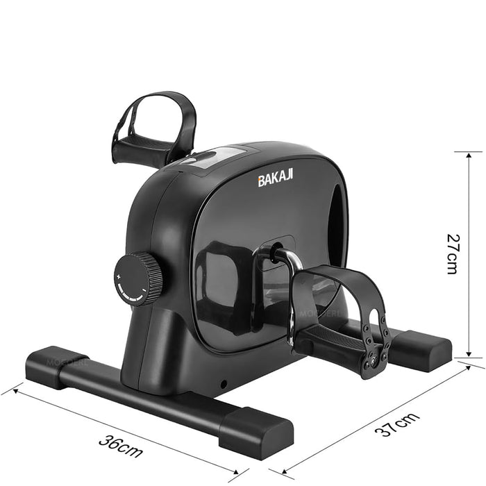 Pedaliera Nera Riabilitazione Braccia Gambe Cyclette Mini Bike Ginnastica Passiva