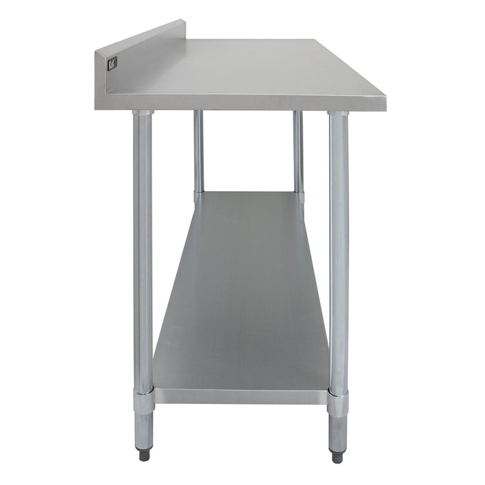 Tavolo in acciaio Inox da Cucina Commerciale Piano Cucina Ristorante - 150 cm