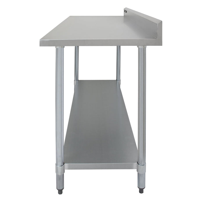 Tavolo in acciaio Inox da Cucina Commerciale Piano Cucina Ristorante - 150 cm