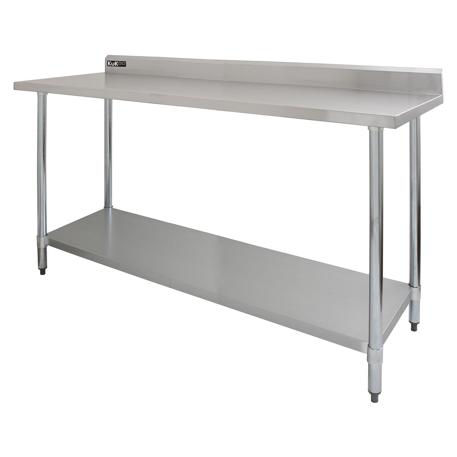 Tavolo in acciaio Inox da Cucina Commerciale Piano Cucina Ristorante - 180 cm