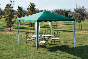 GAZEBO IN POLIESTERE MT.3X3 VERDE I GIARDINI DEL RE PZ 1 