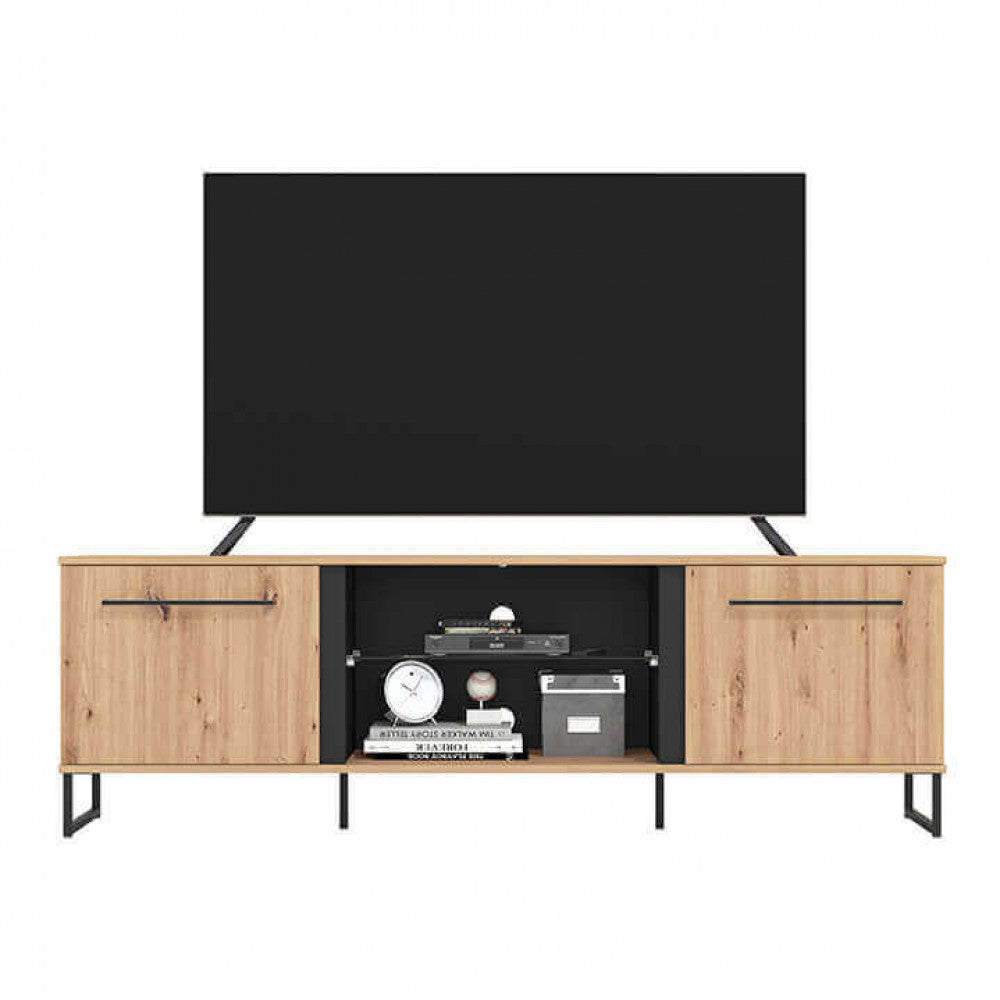 porta tv moderno con 2 ante cm 170,5 x 42 x 54 h - ZENWOOD