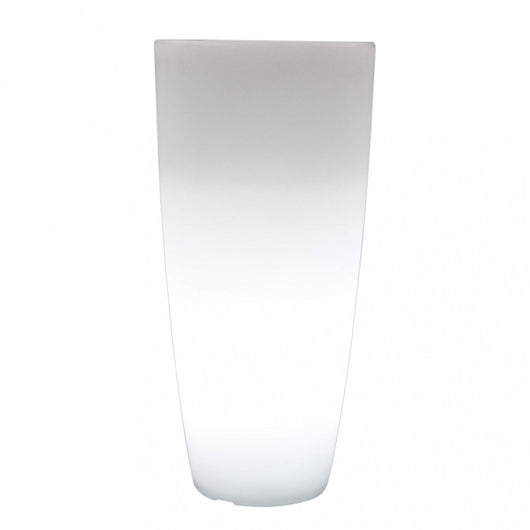 Vaso luminoso RGB con pannello solare cm 33x33x70 - LUCIUS