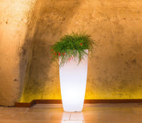 Vaso luminoso in Polipropilene cm 40x40x90 - LUCIUS