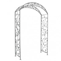 Arco decorativo bianco ossidato in Acciaio cm 135x47,5x230 - NARDI