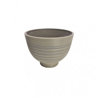 Vaso piccolo in Fibra sintetica cm 25x25x19 - WIL Colore: Antracite