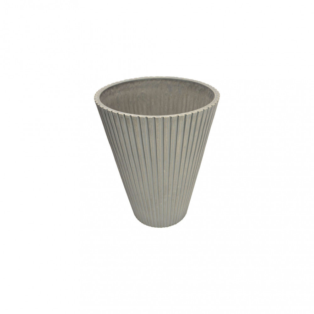 Vaso piccolo in Fibra sintetica cm 19x19x22 - GAGE Colore: Antracite