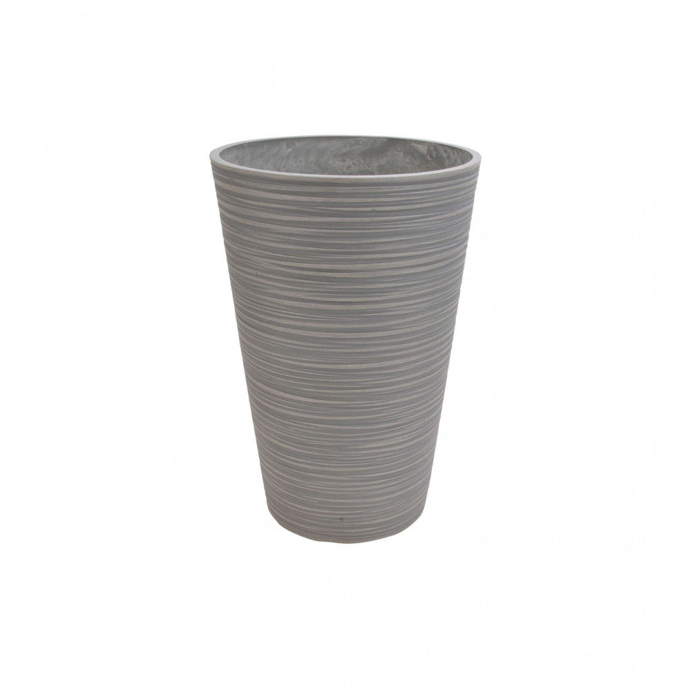 Vaso piccolo in Fibra sintetica cm 31x31x46 - PARRIS Colore: Antracite