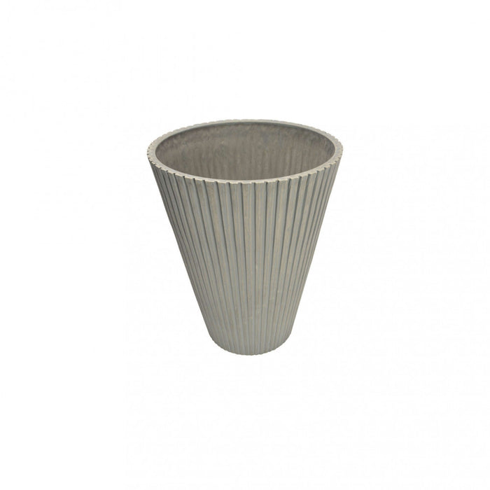 Vaso medio in Fibra sintetica cm 29x29x36 - KENNY Colore: Antracite