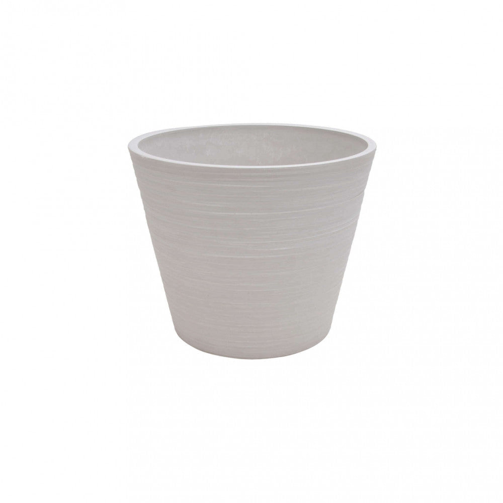 Vaso medio in Fibra sintetica cm 35x35x33 - MARTY Colore: Bianco