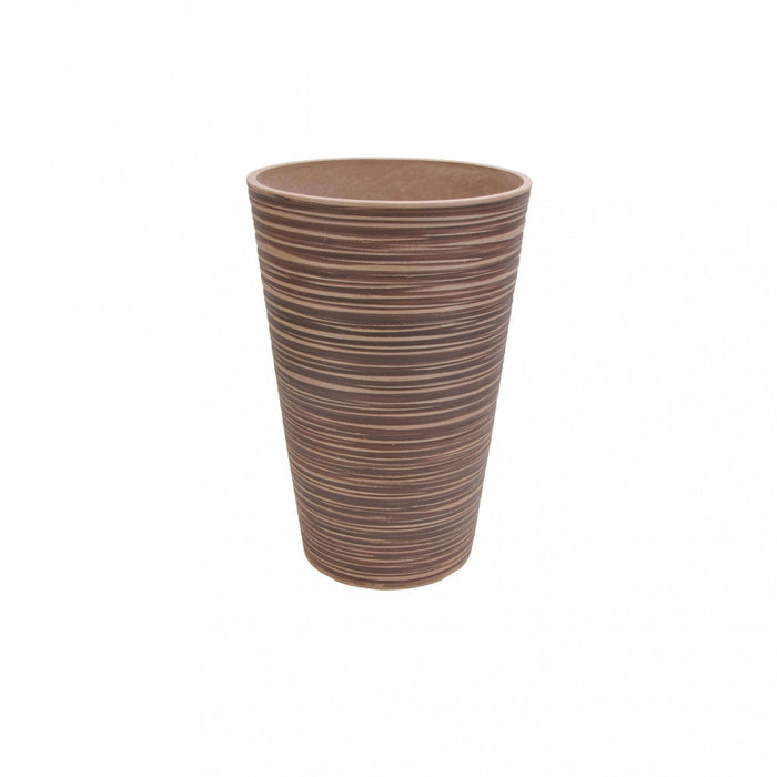 Vaso grande in Fibra sintetica cm 41x41x60 - KAM Colore: Taupe