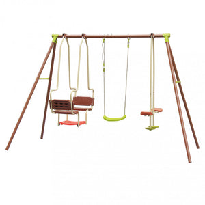 Altalena per bambini 5 posti in Acciaio cm 153x269x195 - MASHA