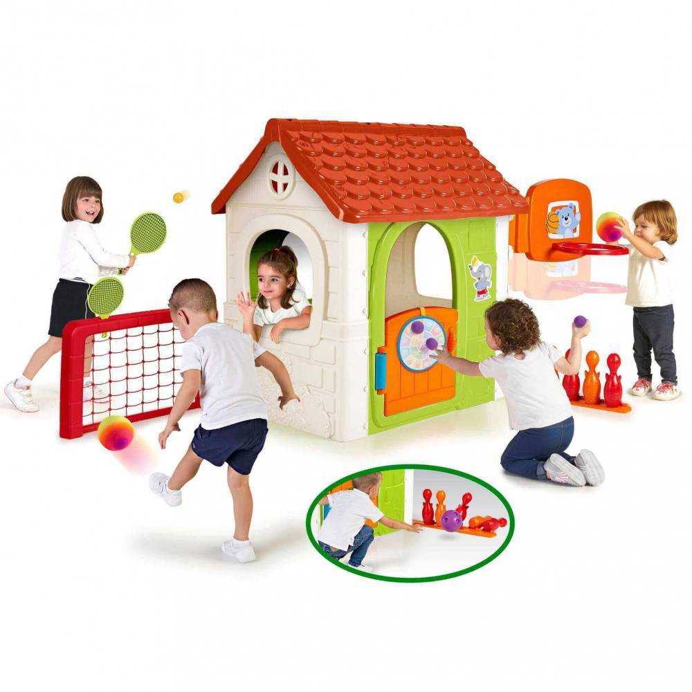 Casetta da Giardino per bambini in Plastica cm 232x138x124 - JEFFERSON